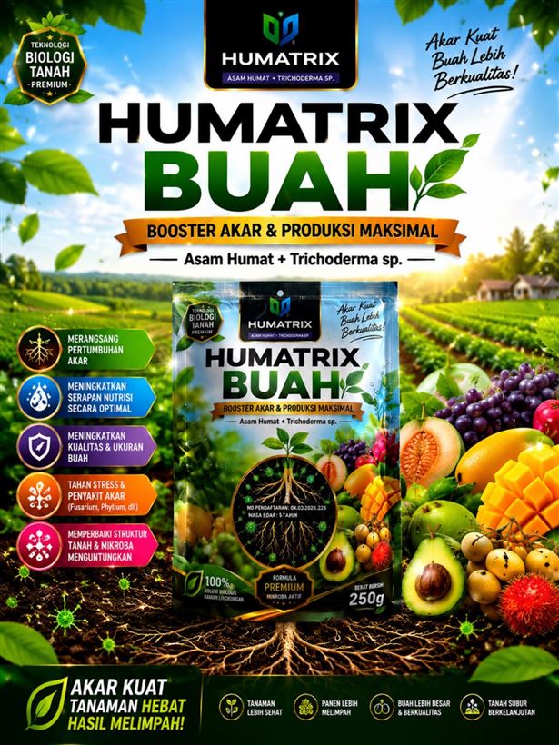 Humatrix Buah: Akar Kuat, Buah Lebih Berkualitas