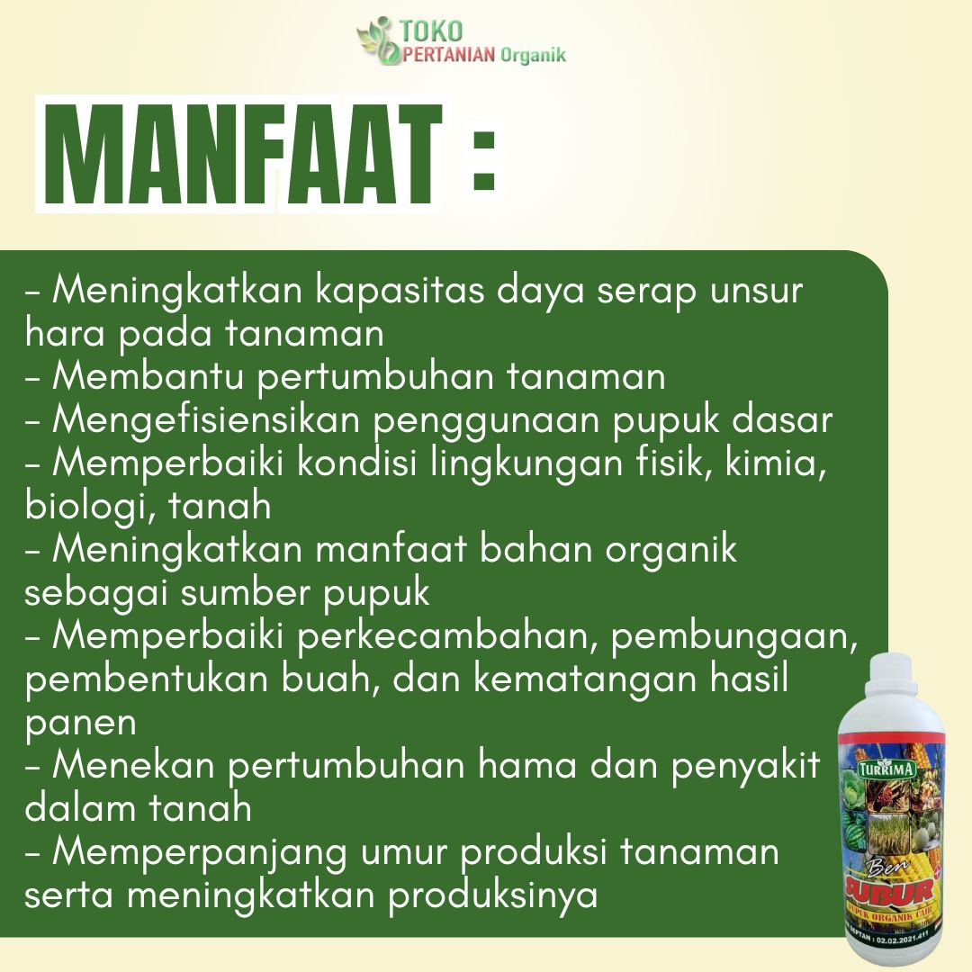 Pupuk Cair Ben Subur, POC untuk Buah dan Sayuran - Gambar 2