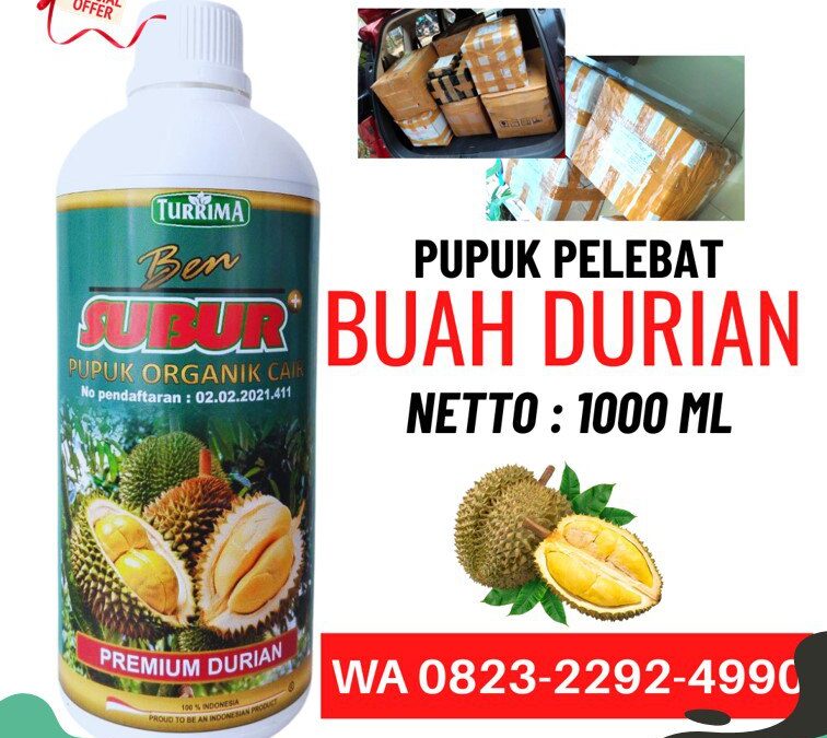 TERBUKTI!!! TELP! 0823-2292-4990, PRODUSEN pupuk durian agar subur Probolinggo, TOKO pupuk durian awal tanam Malang, SUPPLIER pupuk durian agar manis Jember