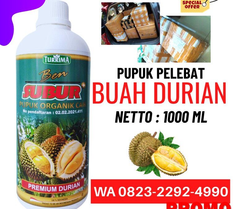 SEDANG DISKON!!! TELP! 0823-2292-4990, SUPPLIER pupuk durian agar manis Jember, PENYEDIA pupuk durian agar tidak rontok Jombang, PABRIK pupuk durian alami Ponorogo