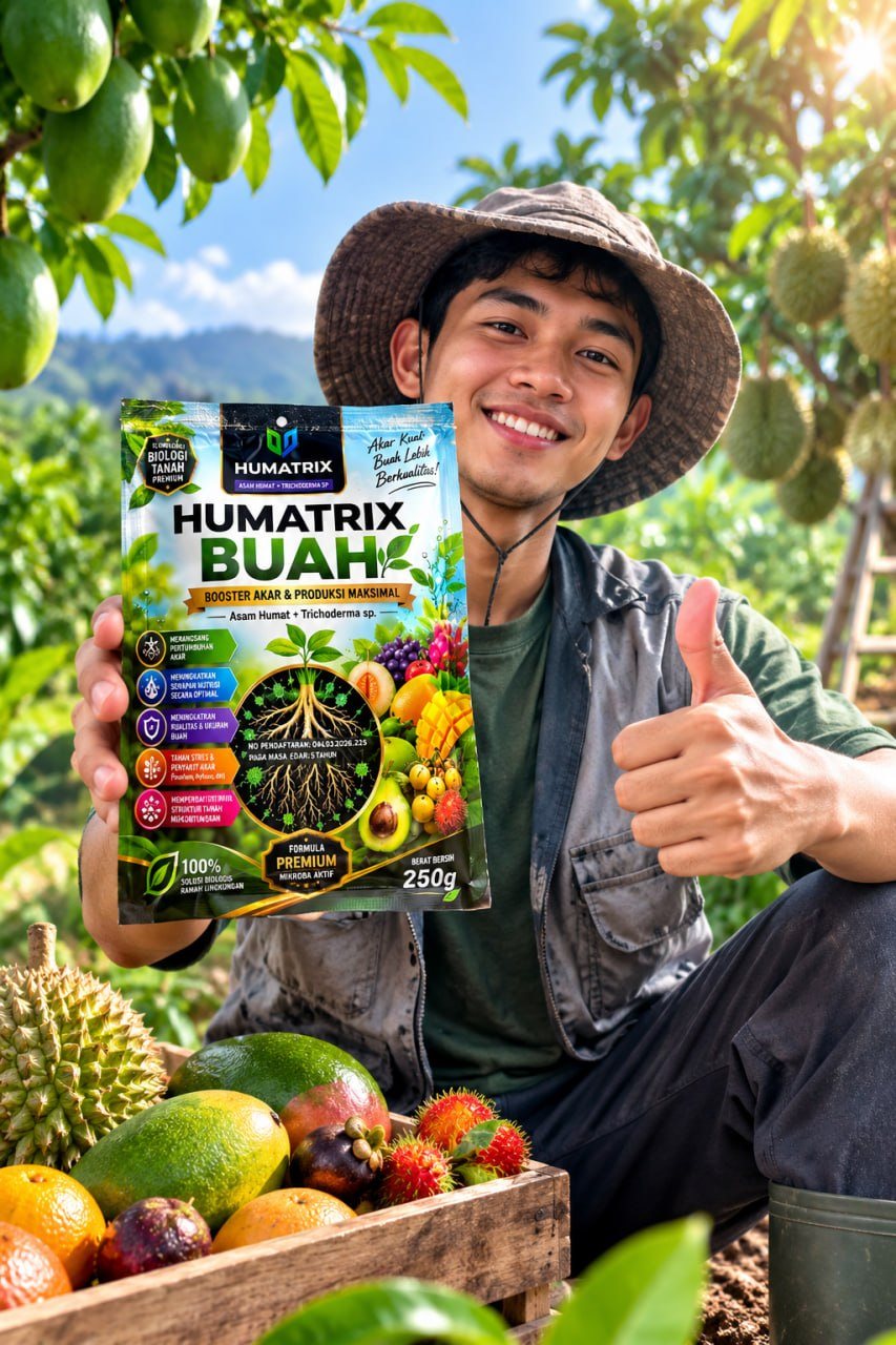 Humatrix Buah Asam Humat + Trichoderma 250 gram