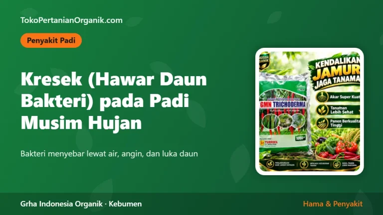 Kresek (Hawar Daun Bakteri) pada Padi Musim Hujan: Gejala dan Pencegahan