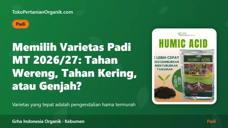 Memilih Varietas Padi untuk MT 2026/27: Tahan Wereng, Tahan Kering, atau Umur Genjah?