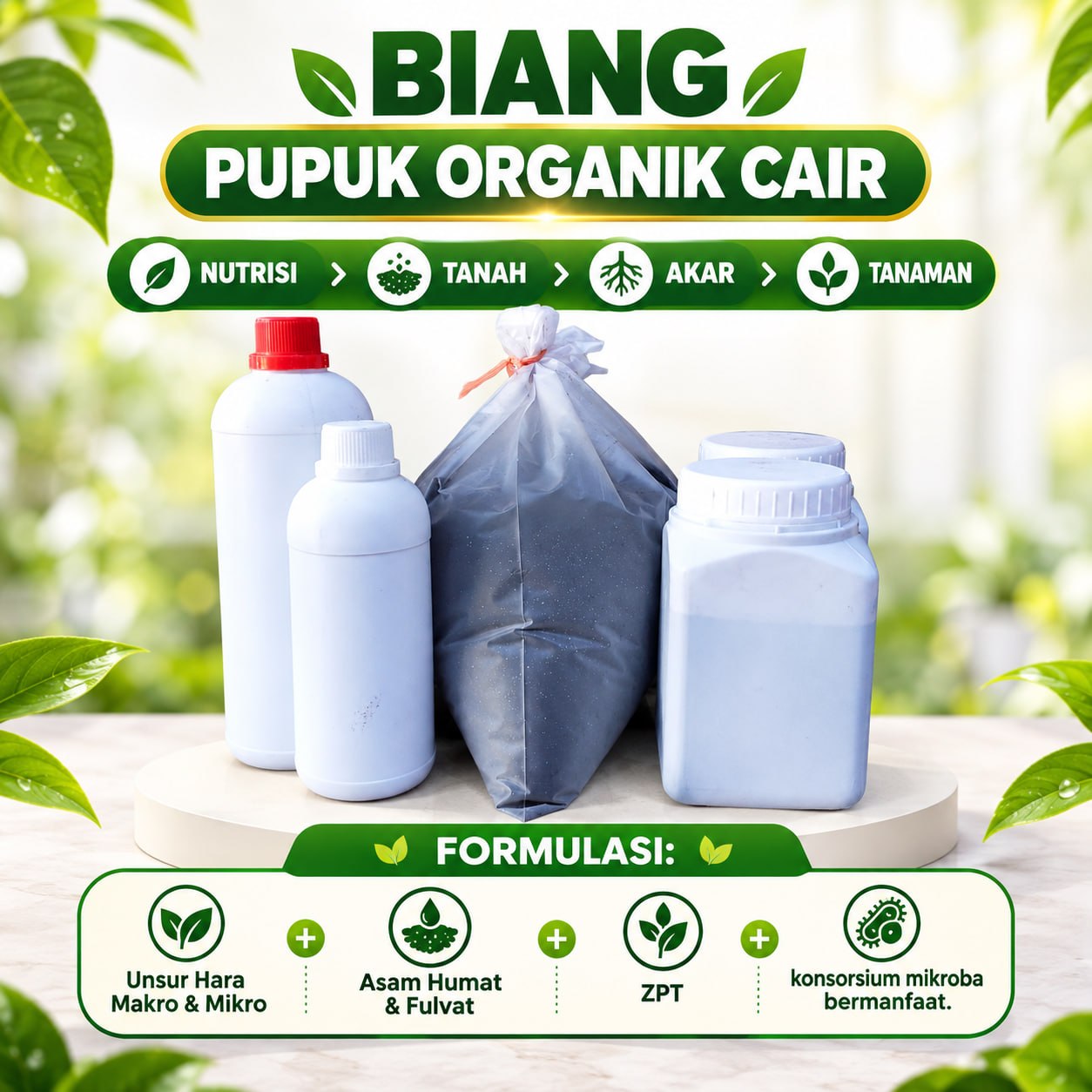 Biang POC, Master pupuk organik cair, Formula POC